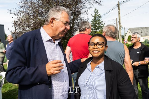 Patrick Le Diffon, Maire de Ploërmel et Natacha Kindji